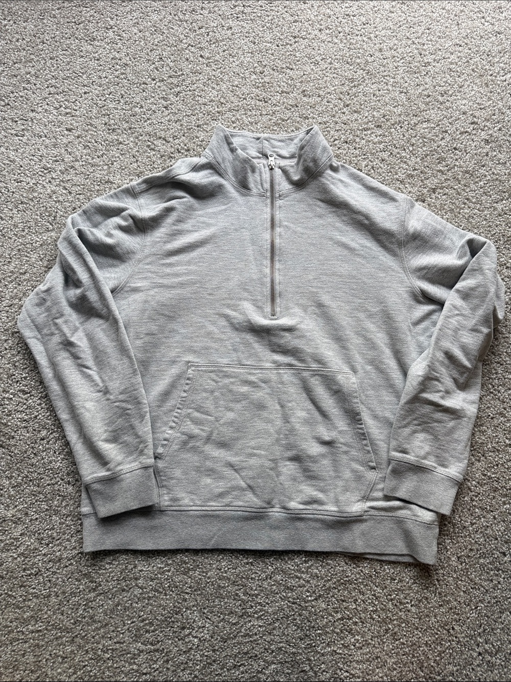American Giant Men's lightweight Quarter-Zip Pullover Sweater